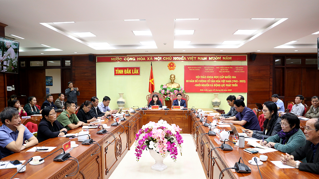 Hội thảo cấp Quốc gia “80 năm Đề cương văn hóa Việt Nam (1943 – 2023) – Khơi nguồn động lực phát triển”