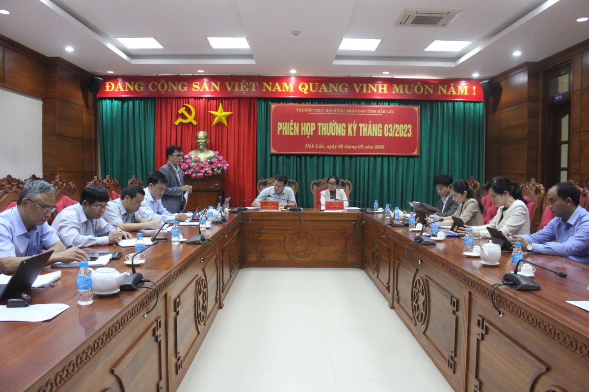 Thường trực HĐND tỉnh họp phiên thường kỳ tháng 3/2023