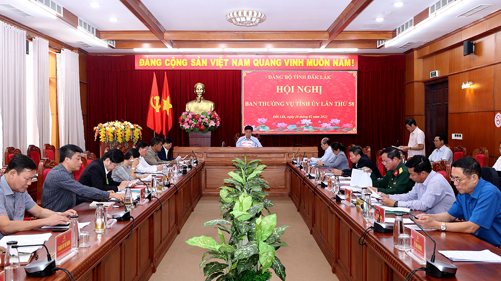 The 58th Provincial Standing Committee Meeting