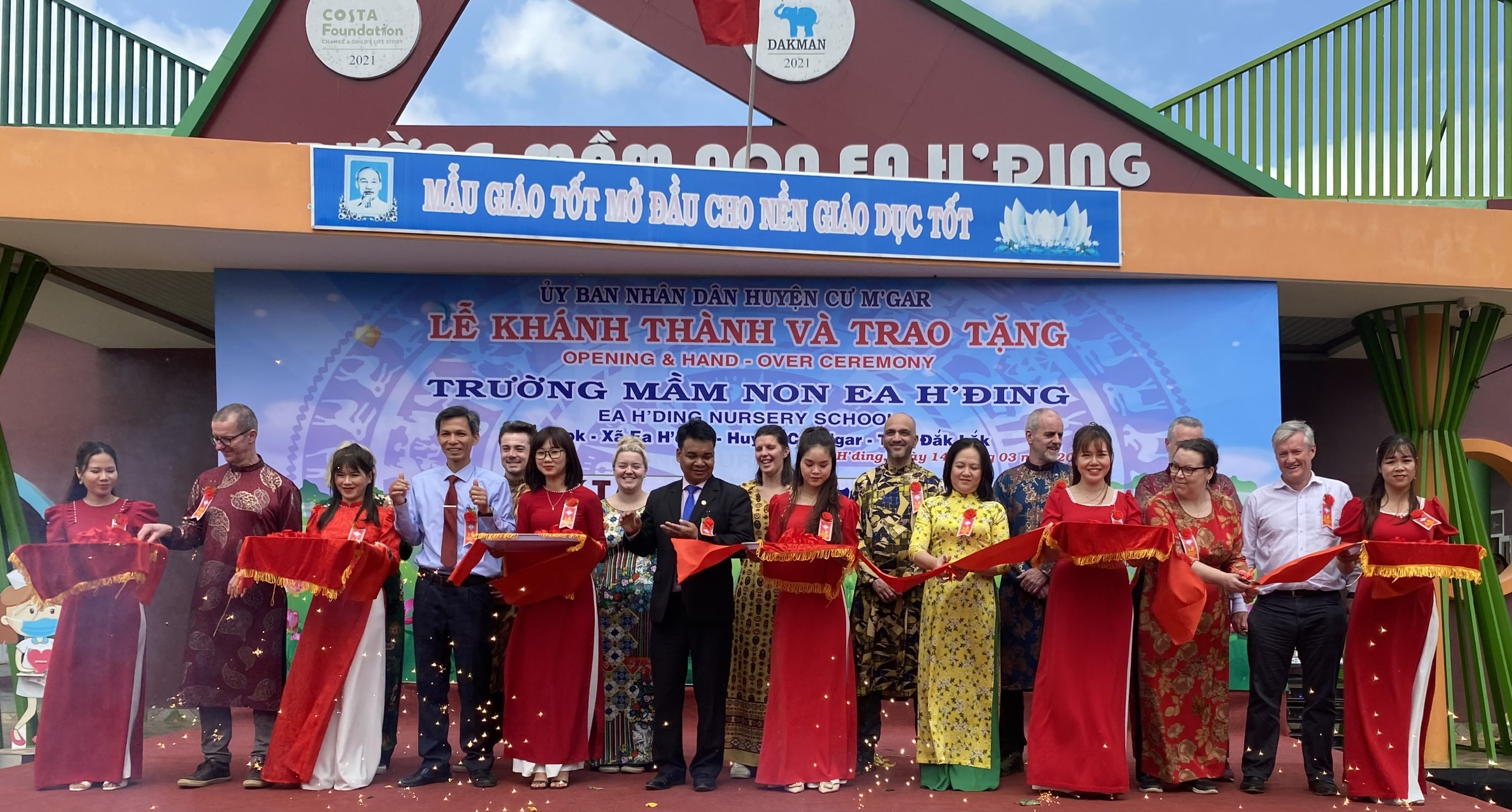 Huyện Cư M’gar khánh thành Trường Mầm non Ea H’đing