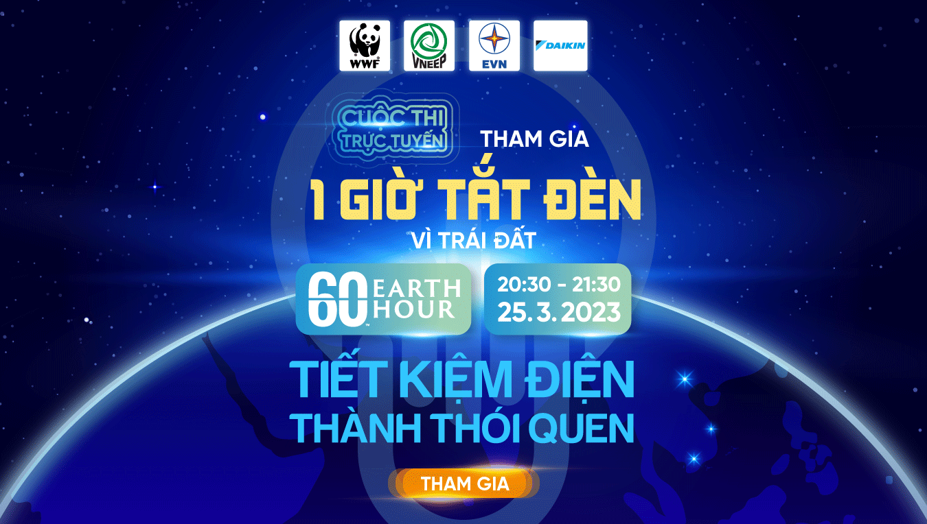 Hưởng ứng chiến dịch Giờ Trái đất năm 2023 với chủ đề “Tiết kiệm điện - thành thói quen”