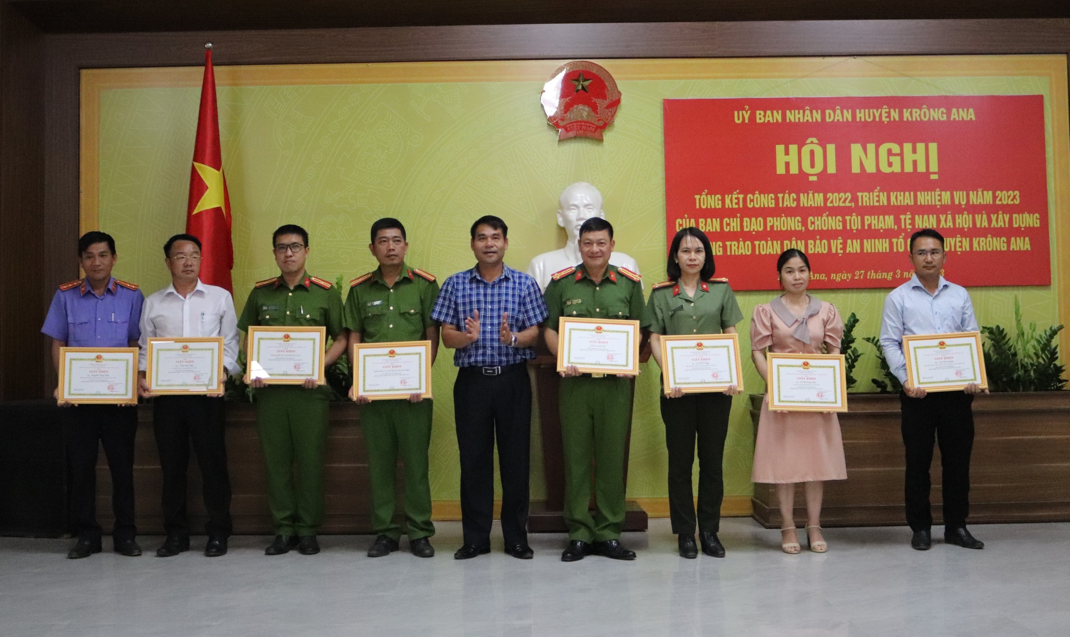 Tăng cường công tác phòng, chống tội phạm, tệ nạn xã hội và xây dựng phong trào toàn dân bảo vệ an ninh Tổ quốc