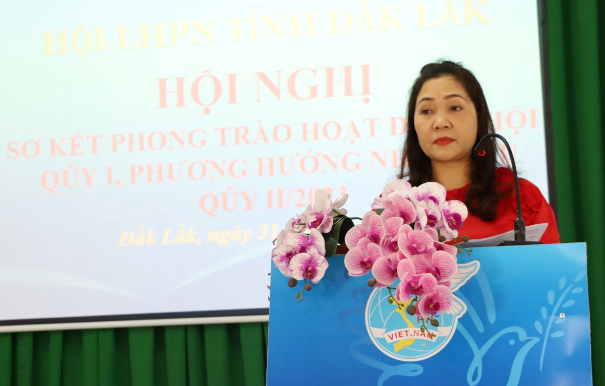 Sơ kết công tác Hội và phong trào phụ nữ quý I năm 2023