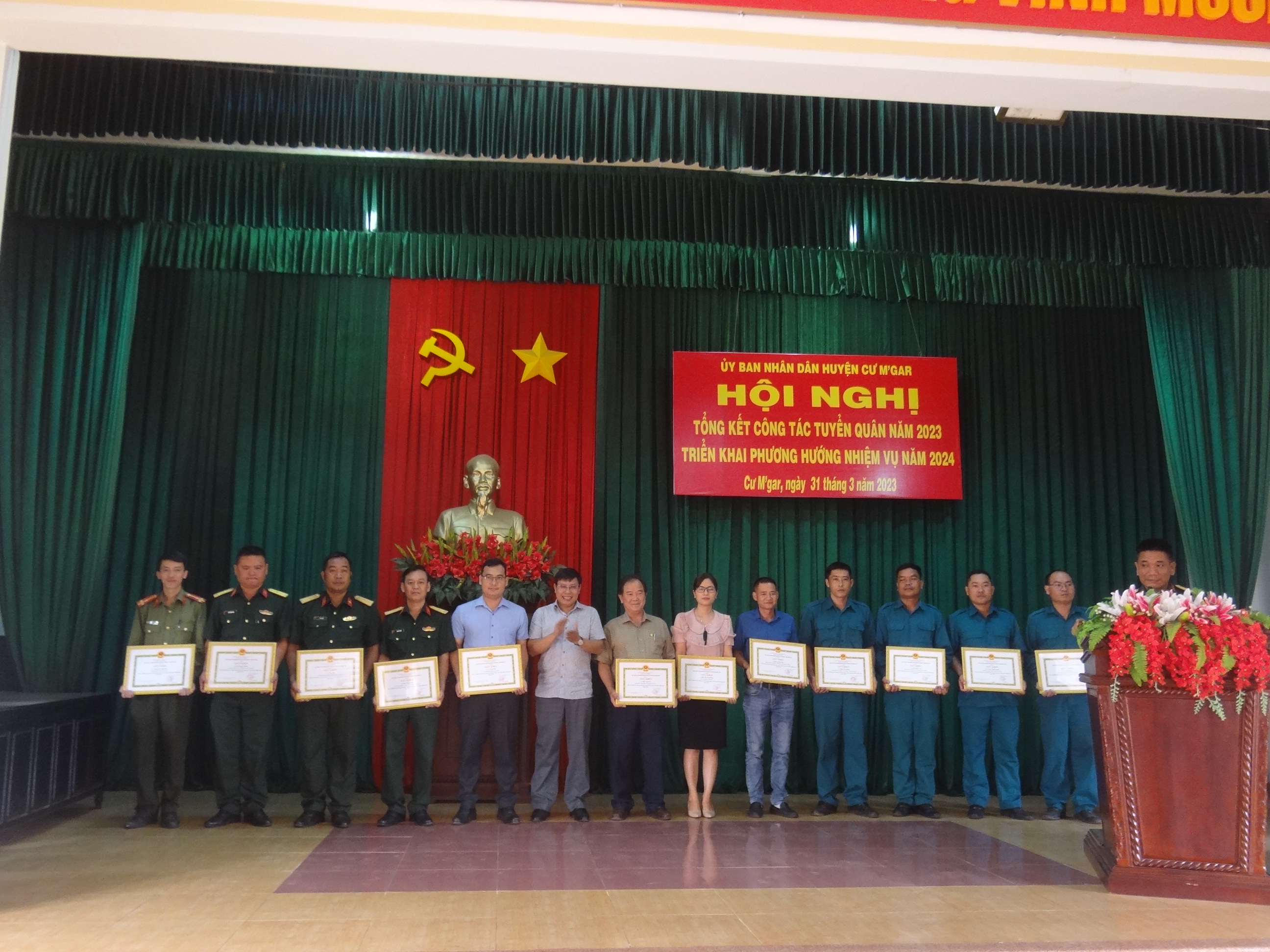 Huyện Cư M’gar tổng kết công tác tuyển quân năm 2023