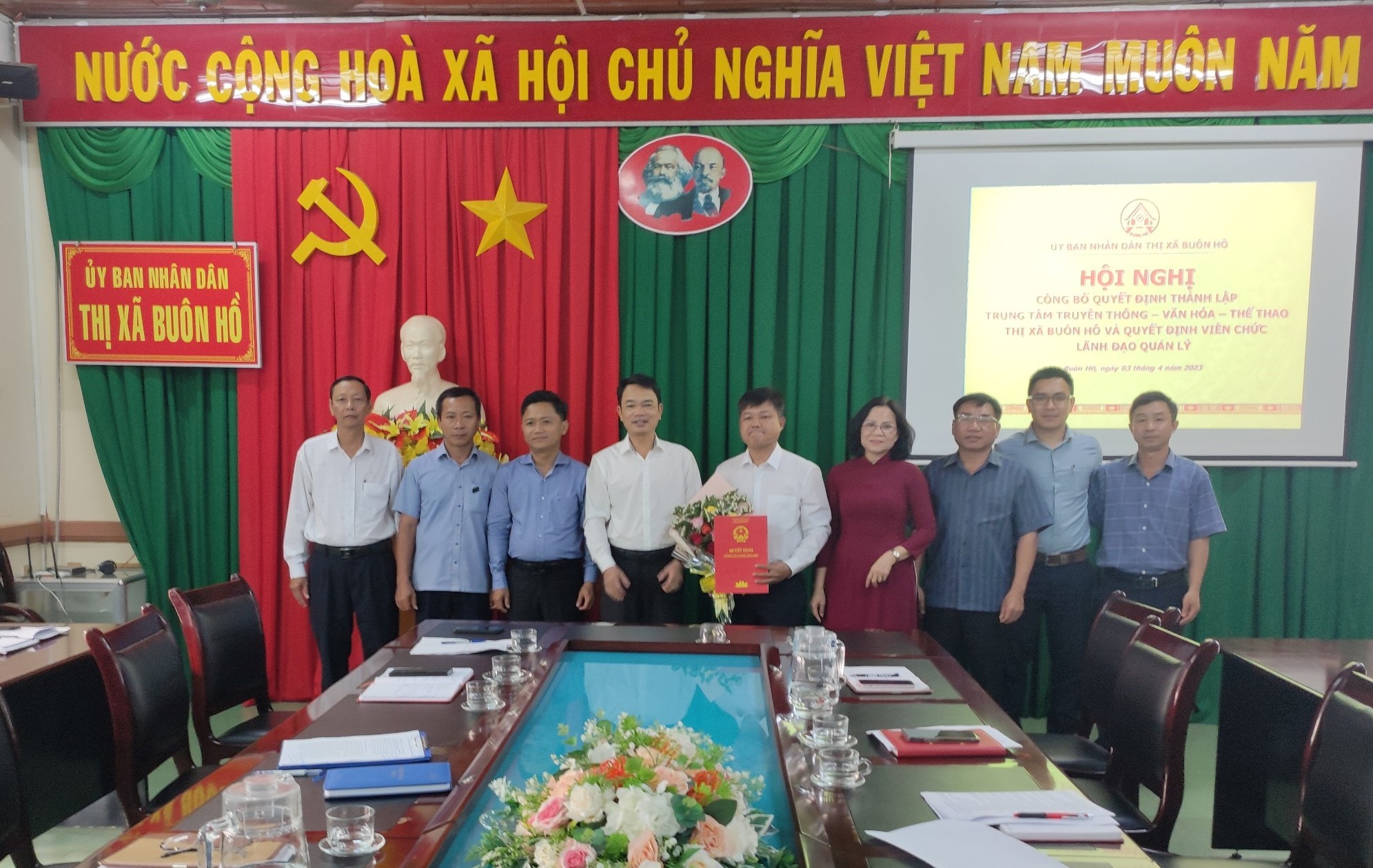 Establishment of Media - Culture - Sports Center of Buon Ho town