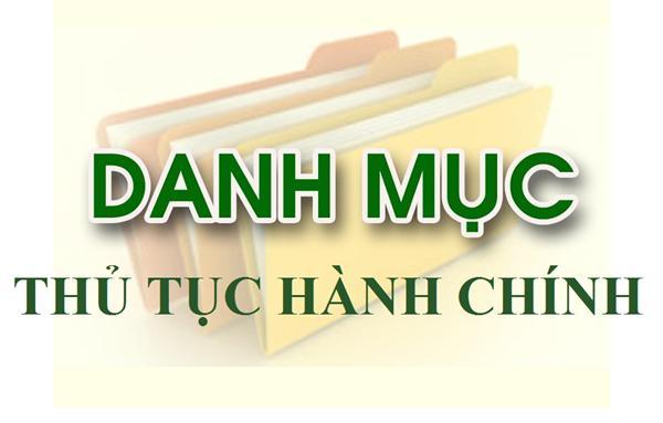 Quyết định về việc công bố Danh mục thủ tục hành chính mới ban hành lĩnh vực việc làm thuộc phạm vi chức năng quản lý nhà nước của Sở Lao động – Thương binh và Xã hội