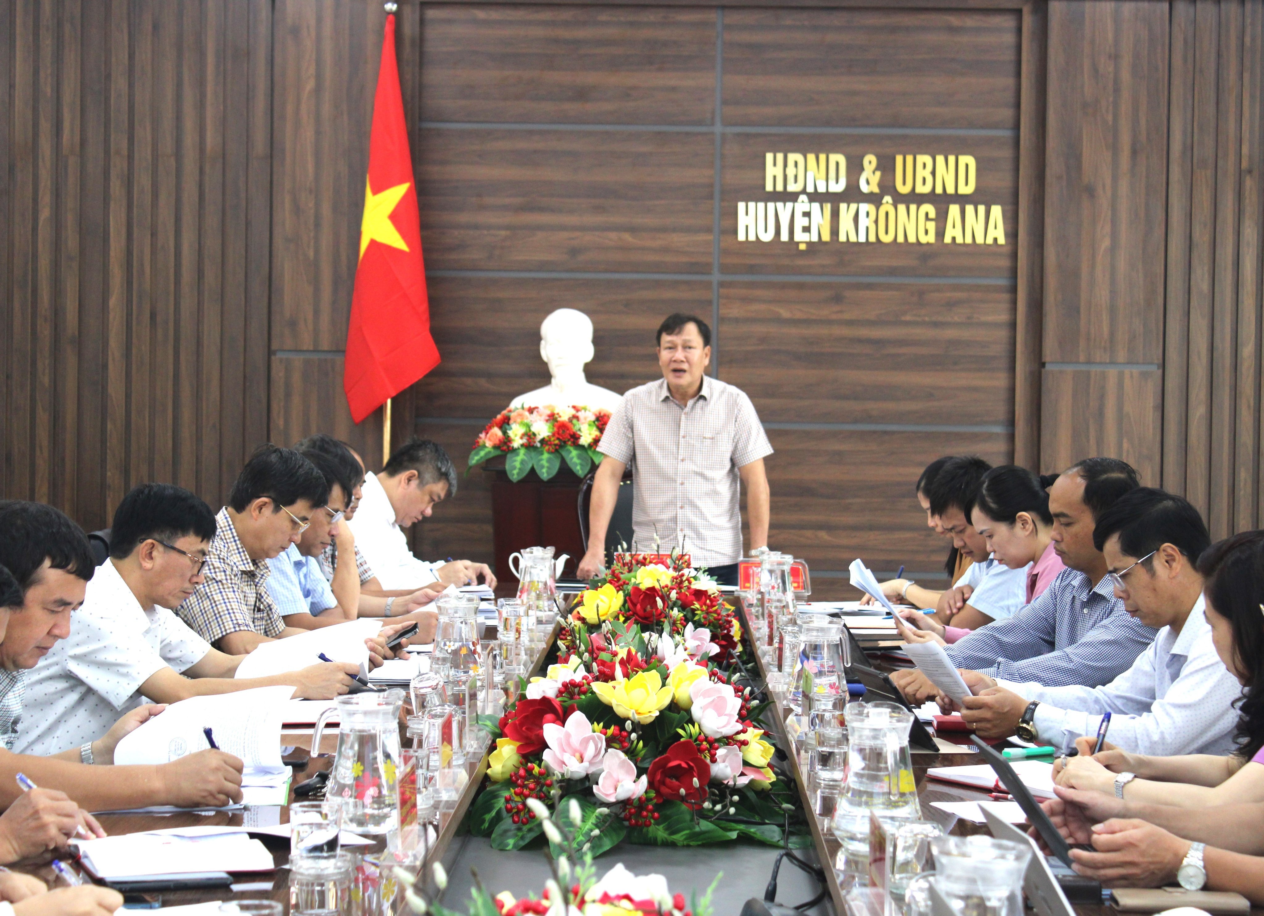 Đoàn giám sát của HĐND tỉnh làm việc tại huyện Krông Ana