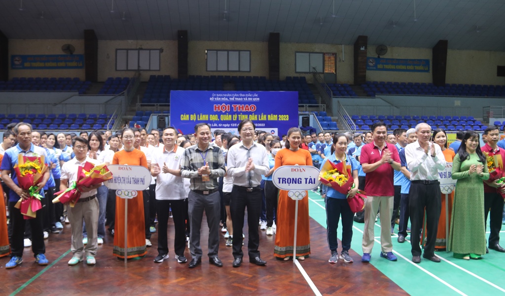 Khai mạc Hội thao cán bộ, công chức lãnh đạo quản lý năm 2023