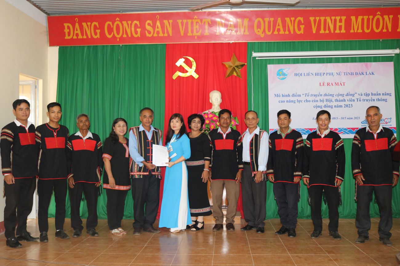 Ra mắt và tập huấn nâng cao năng lực cho thành viên “Tổ truyền thông cộng đồng”