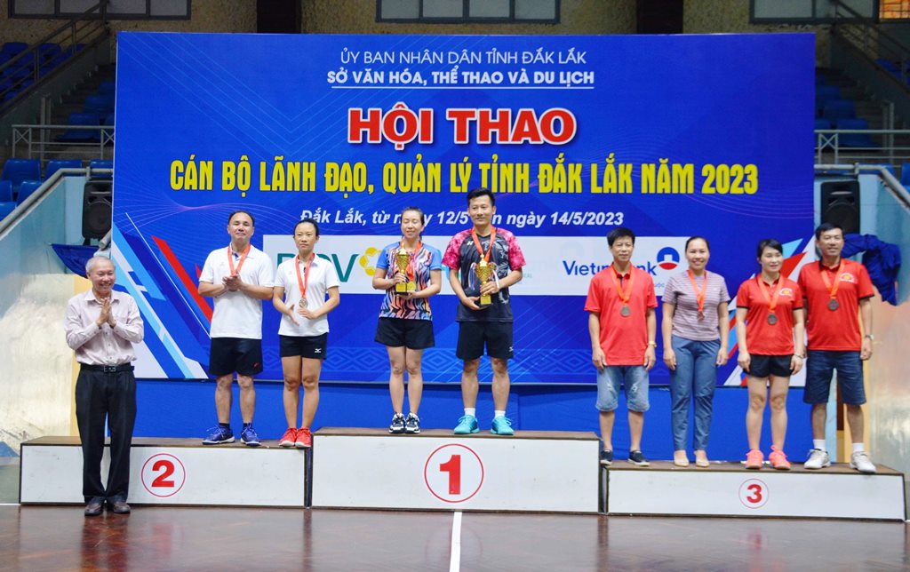 Bế mạc Hội thao cán bộ, công chức lãnh đạo quản lý tỉnh năm 2023