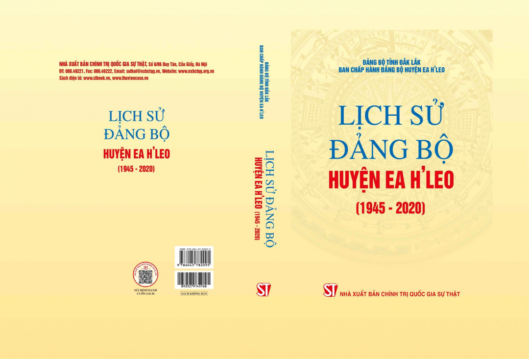 Giới thiệu cuốn “Lịch sử Đảng bộ huyện Ea H’leo (1945 – 2020)” bằng định dạng sách điện tử