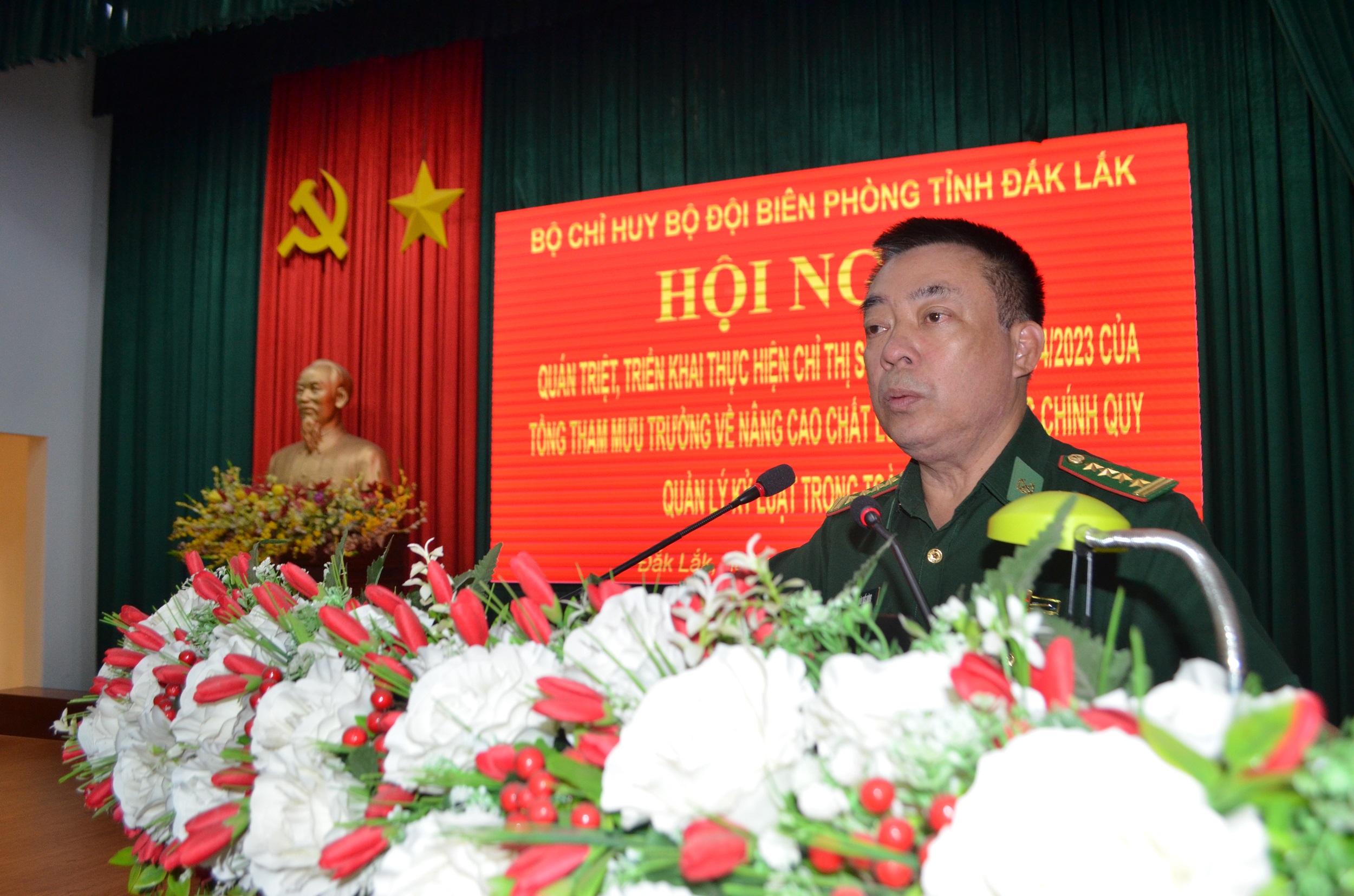 Bộ đội Biên phòng Đắk Lắk quán triệt và triển khai Chỉ thị 11 của Tổng Tham mưu trưởng