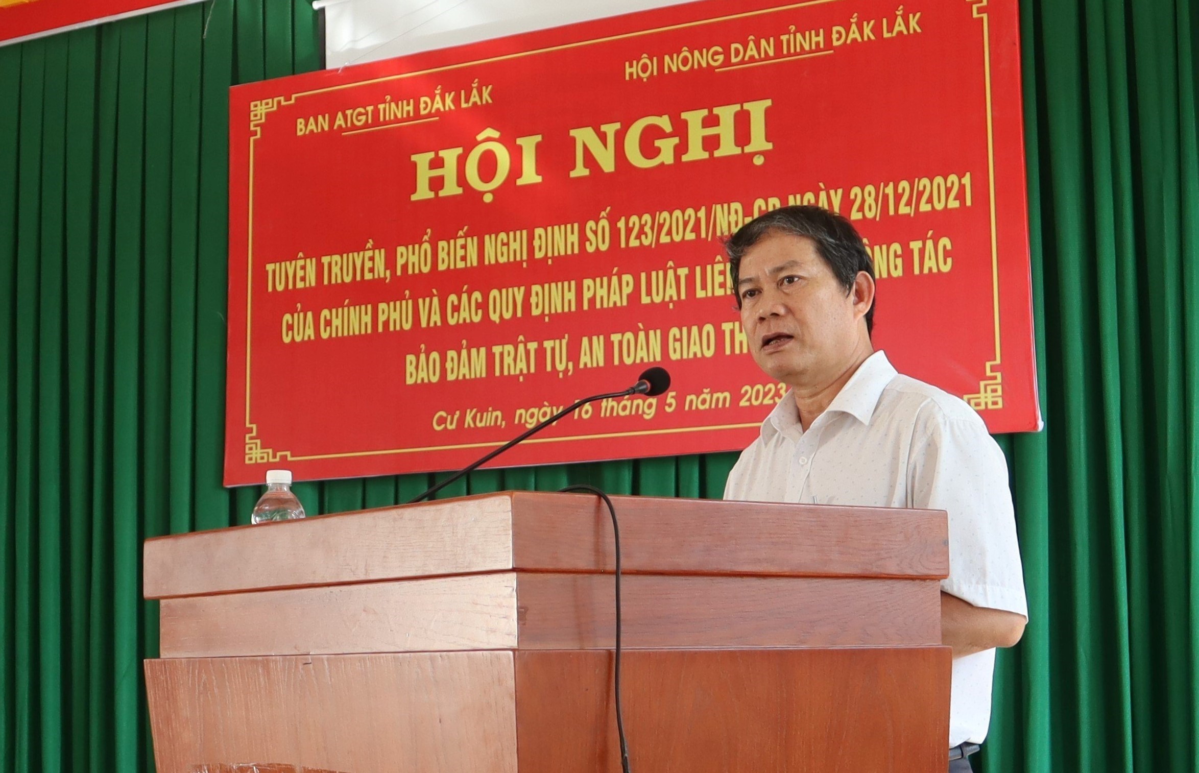 Promoting and raising awareness about traffic safety for the members of the Farmers' Union