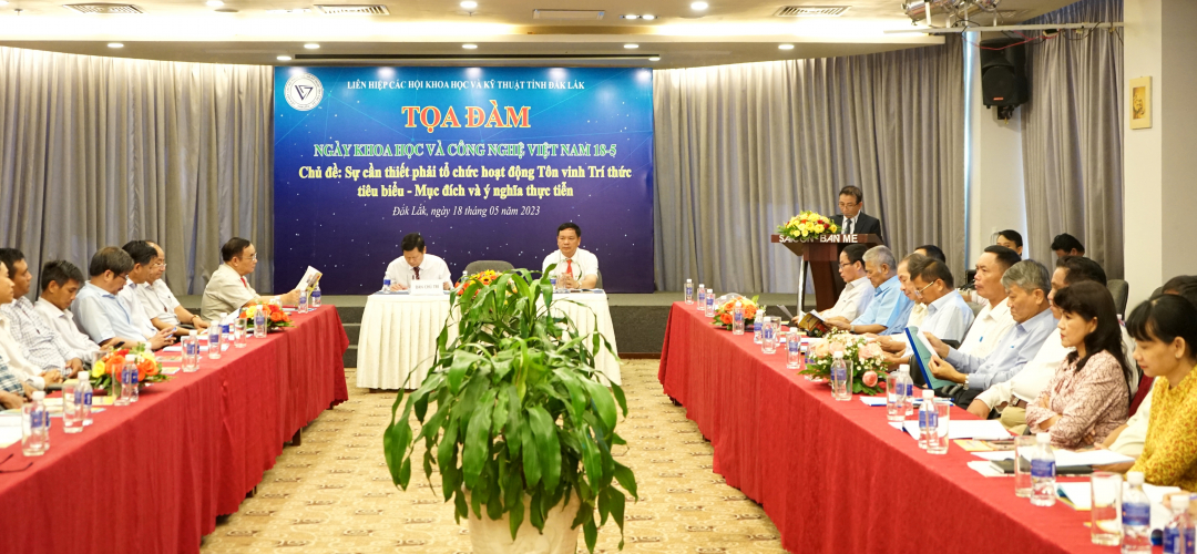 Liên hiệp Các hội Khoa học kỹ thuật tỉnh: Tọa đàm về chủ đề tôn vinh tri thức tiêu biểu