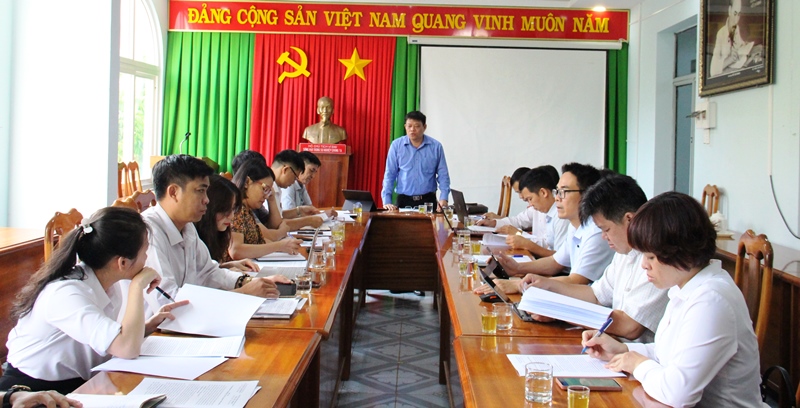 Kiểm tra thực hiện chuyển đổi số tại Sở Tài nguyên và Môi trường