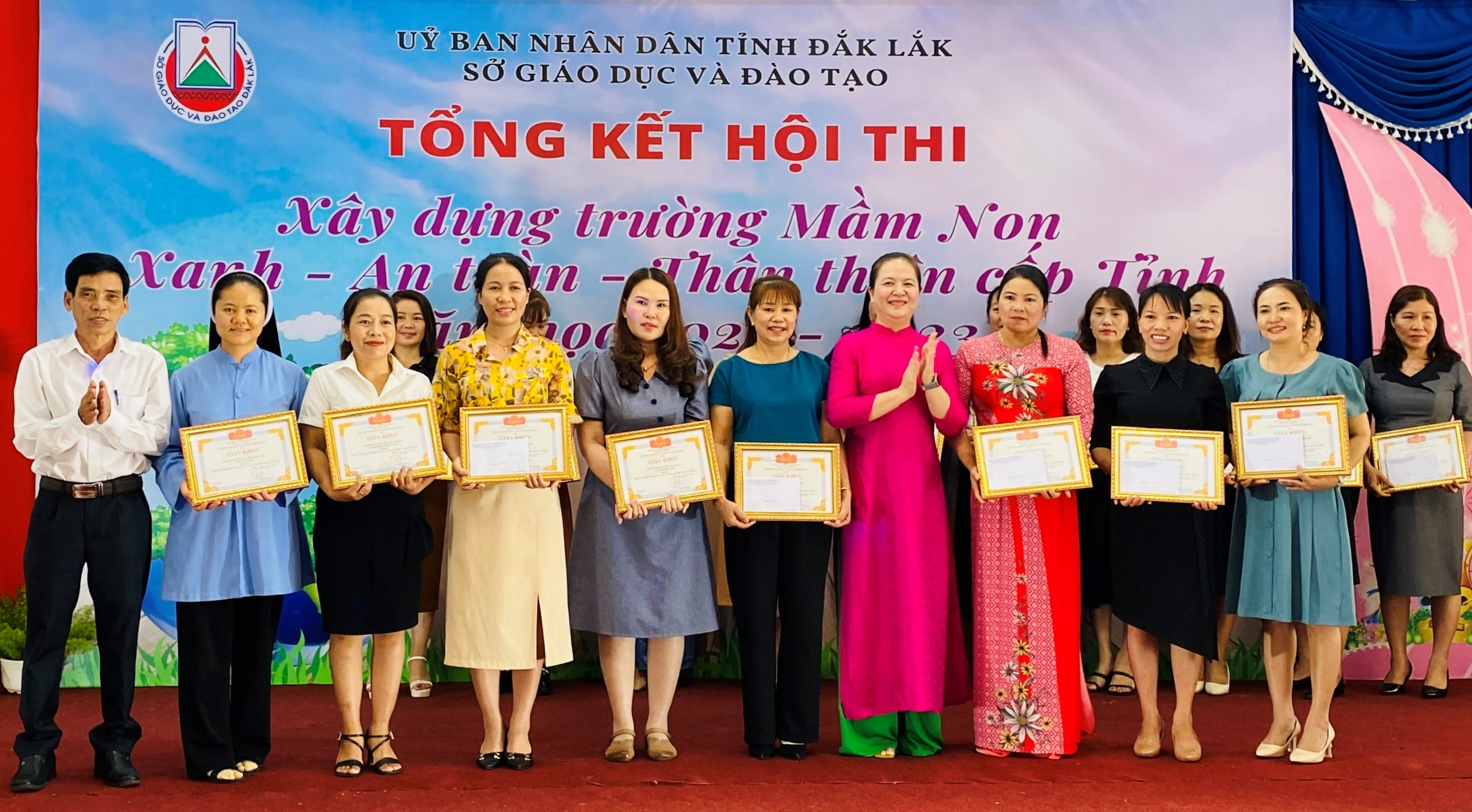 Tổng kết Hội thi Xây dựng trường Mầm non xanh – an toàn – thân thiện