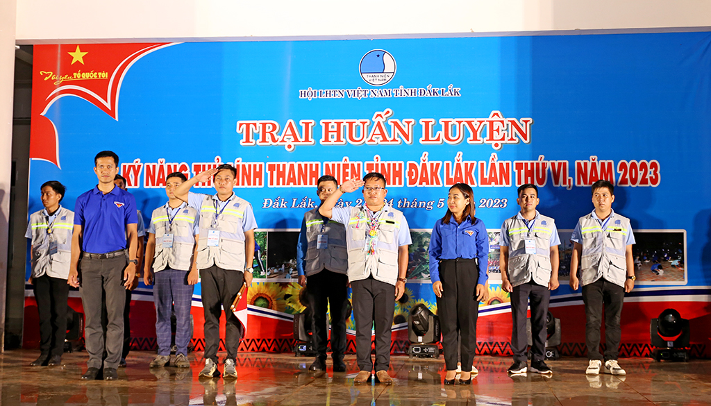 Khai mạc Trại huấn luyện kỹ năng thủ lĩnh thanh niên tỉnh lần thứ VI năm 2023