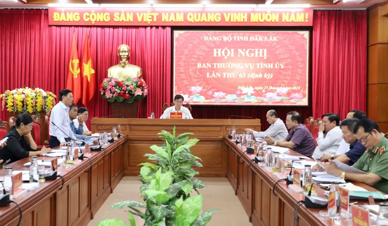 The 63rd regular meeting of the Provincial Party Standing Committee