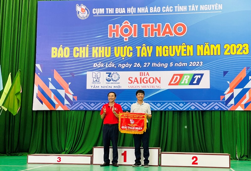 Bế mạc Hội thao báo chí khu vực Tây Nguyên năm 2023
