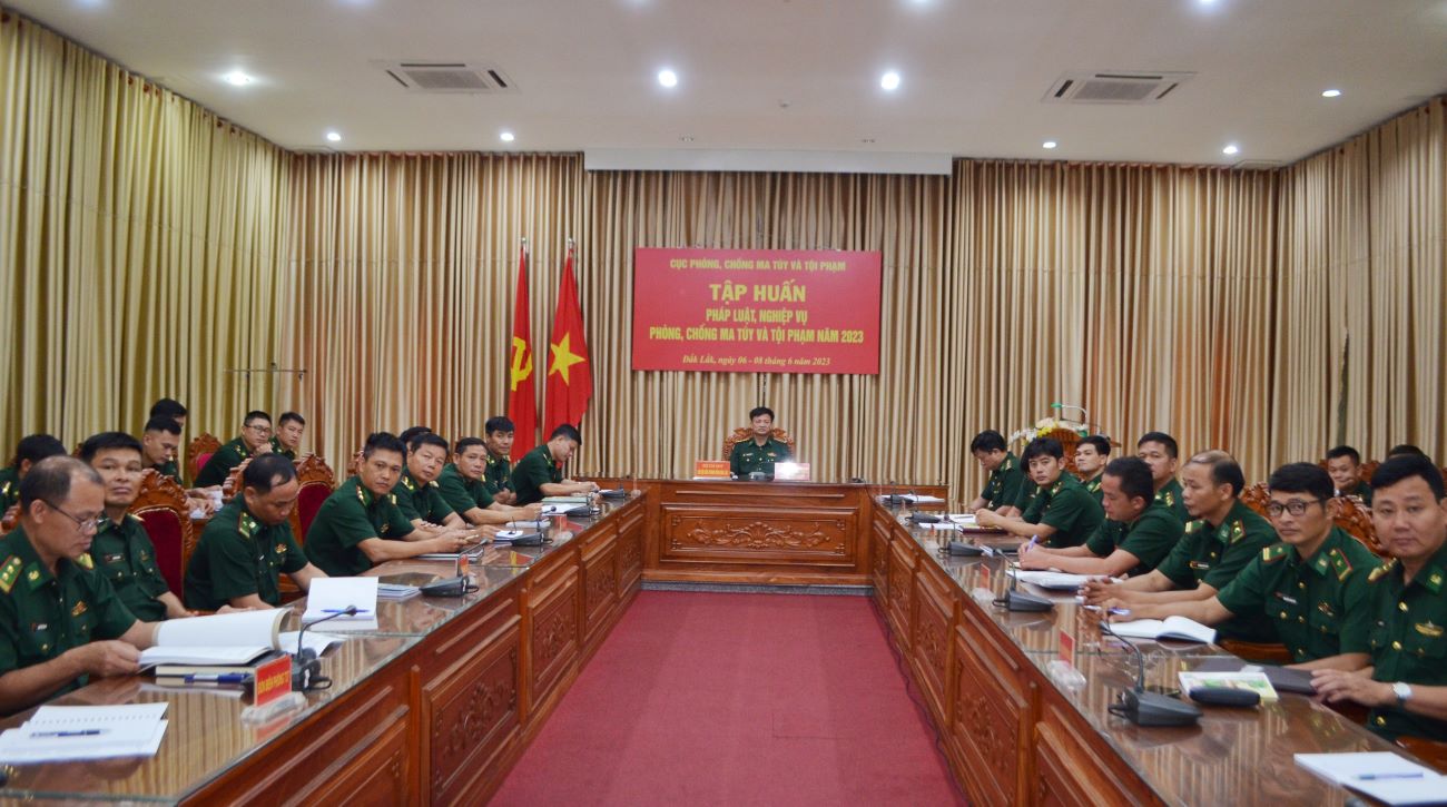Tập huấn pháp luật, nghiệp vụ phòng, chống ma túy và tội phạm năm 2023