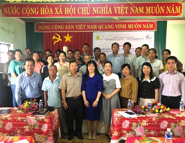 Nâng cao kỹ năng làm dịch vụ du lịch cộng đồng cho huyện Buôn Đôn và huyện Krông Ana.