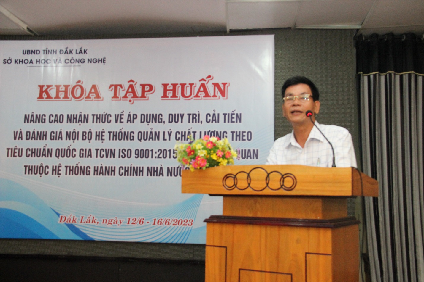 Tập huấn về áp dụng và đánh giá nội bộ theo tiêu chuẩn quốc gia TCVN ISO 9001:2015