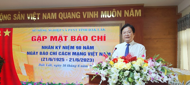 Sở Nông nghiệp và Phát triển nông thôn gặp mặt cơ quan báo chí