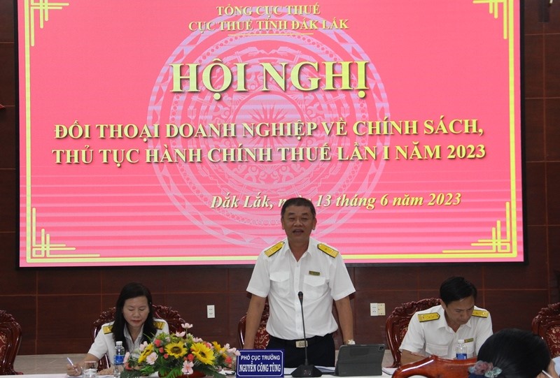 The 1st dialogue conference with businesses on tax policies and administrative procedures