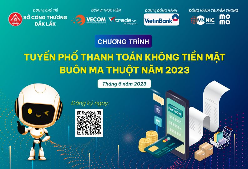 Chương trình tuyến phố thanh toán không tiền mặt Buôn Ma Thuột năm 2023