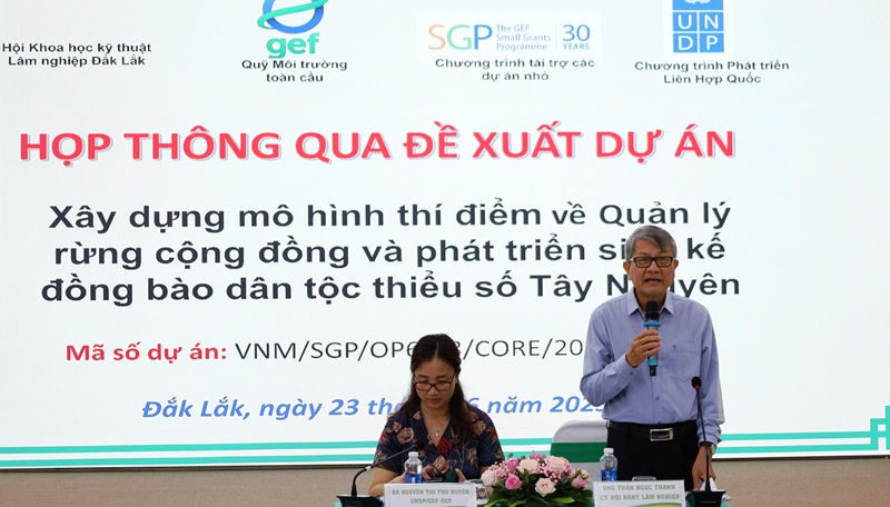 Triển khai mô hình thí điểm về quản lý rừng cộng đồng và phát triển sinh kế vùng dân tộc thiểu số tại huyện Lắk