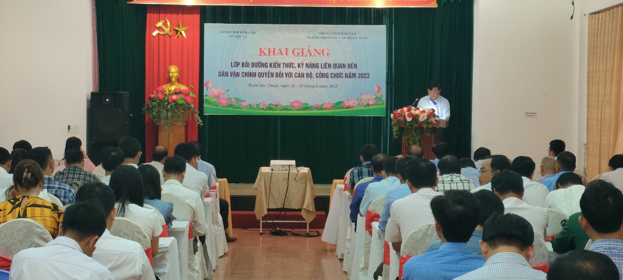 Bồi dưỡng kiến thức, kỹ năng công tác dân vận chính quyền năm 2023