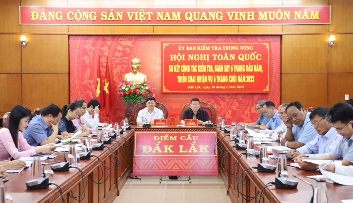 Triển khai công tác kiểm tra, giám sát của Đảng 6 tháng cuối năm 2023