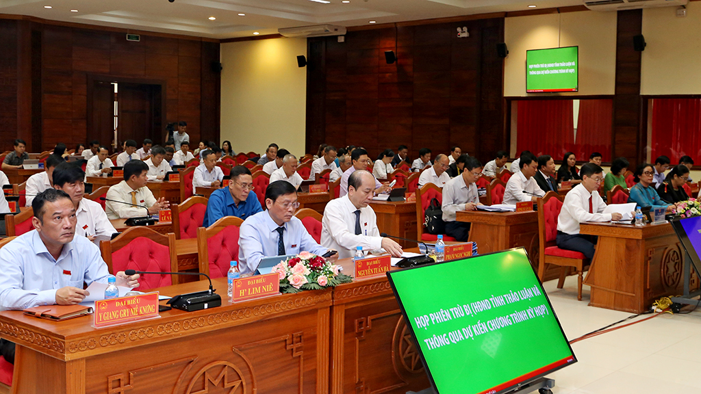 Khai mạc Kỳ họp thứ Sáu, HĐND tỉnh khóa X, nhiệm kỳ 2021-2026