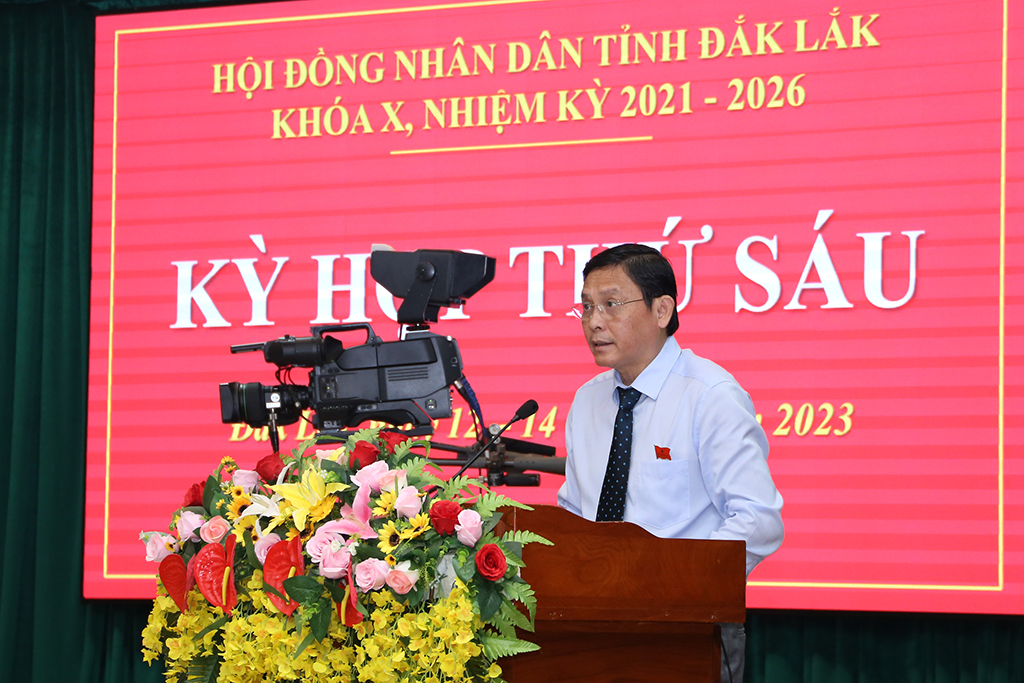 Kỳ họp thứ Sáu, HĐND tỉnh khóa X xem xét, đánh giá nhiều nội dung quan trọng