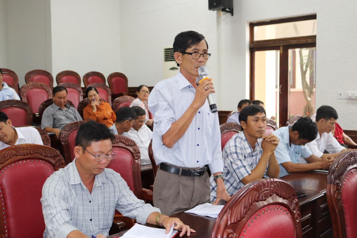 Hội nghị đối thoại với Trưởng thôn, buôn, tổ dân phố trên địa bàn huyện năm 2023