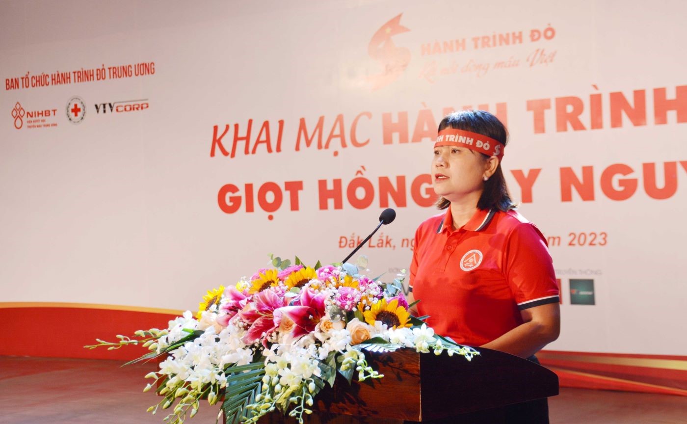 The Red Journey program in 2023 received more than 800 blood donations in Dak Lak province