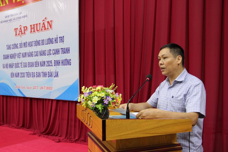 Tập huấn về đổi mới hoạt động đo lường hỗ trợ doanh nghiệp nâng cao năng lực cạnh tranh và hội nhập quốc tế