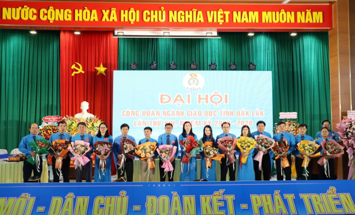 Đại hội Công đoàn ngành Giáo dục tỉnh Đắk Lắk lần thứ XIII, nhiệm kỳ 2023-2028