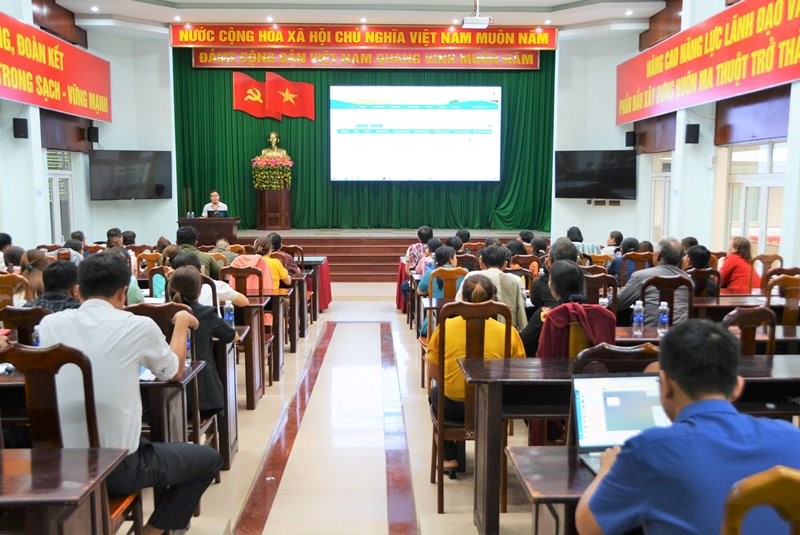 Training on collecting and aggregating criteria for per capita income in the New Rural Development Program