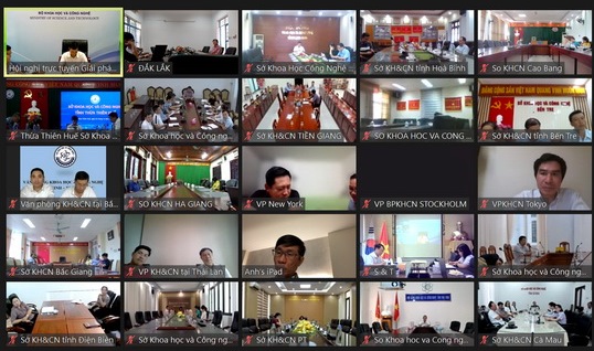 Hội nghị trực tuyến trao đổi về các giải pháp thúc đẩy hoạt động tìm kiếm, chuyển giao công nghệ nước ngoài