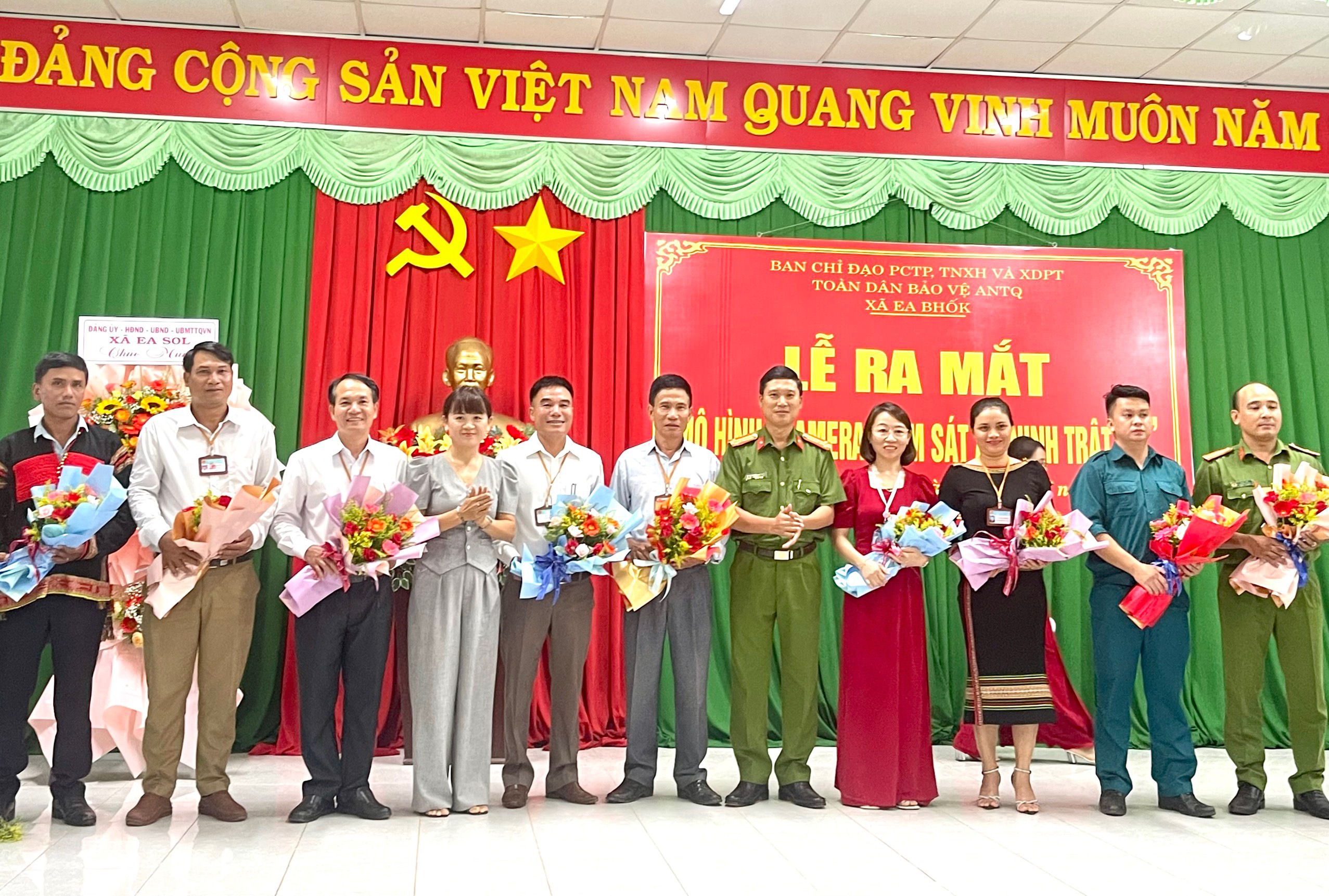 Xã Ea Bhốk: 100% camera giám sát an ninh trật tự được xã hội hoá