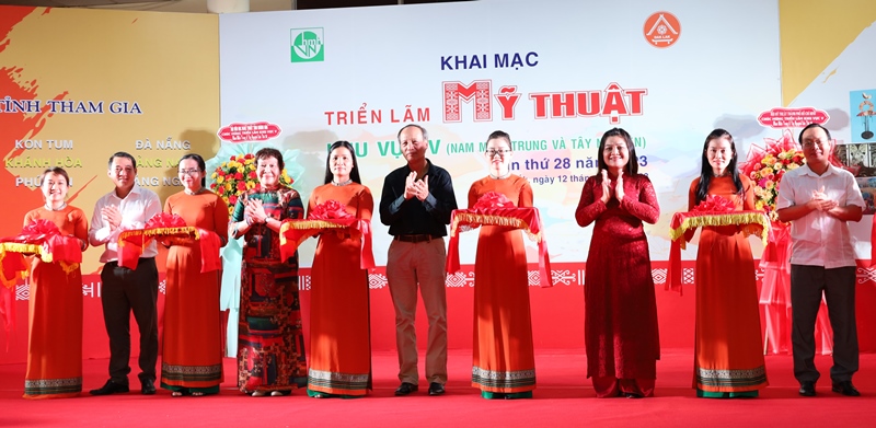 Khai mạc Triển lãm Mỹ thuật khu vực V-Nam Trung Bộ và Tây Nguyên lần thứ 28 năm 2023