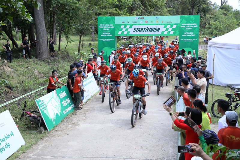 Giải đua xe đạp địa hình phong trào toàn quốc, hưởng ứng ngày Voi thế giới 12/8