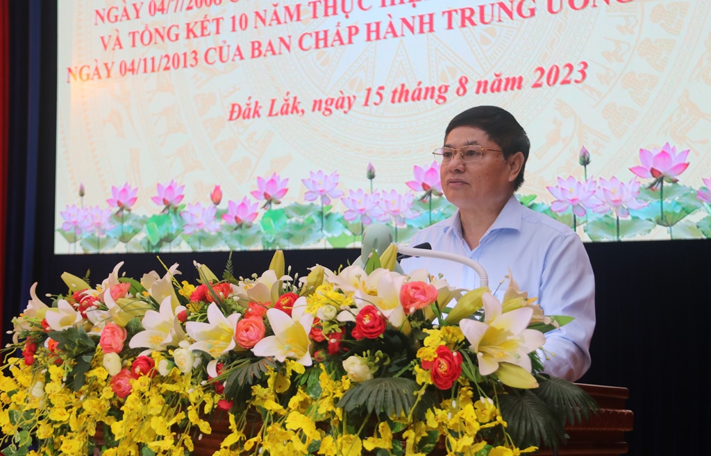 Hội nghị tổng kết 15 năm thực hiện Chỉ thị số 24-CT/TW và 10 năm thực hiện Nghị quyết số 29-NQ/TW.