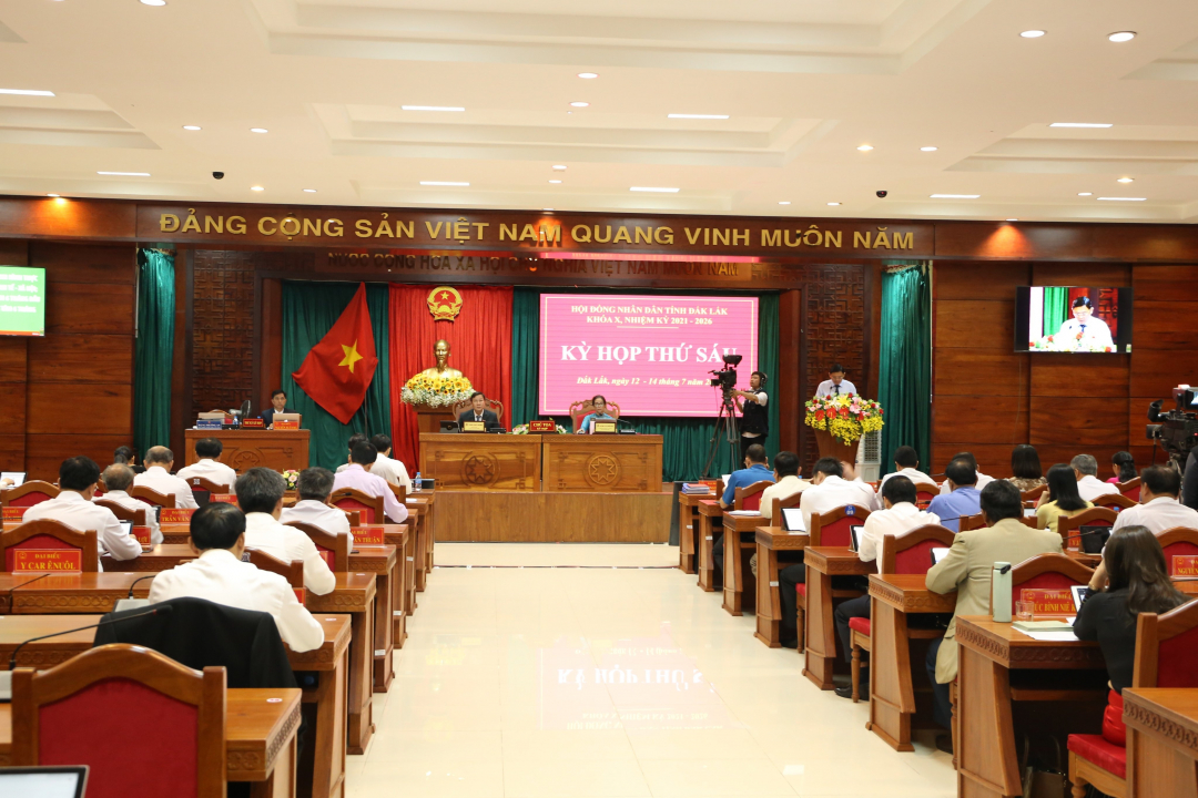 Tổng kết kỳ họp thứ sáu HĐND tỉnh Đắk Lắk khóa X, nhiệm kỳ 2021 – 2026