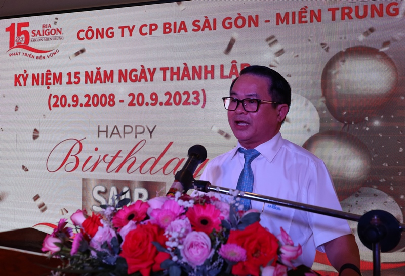 Công ty Cổ phần Bia Sài Gòn – Miền Trung kỷ niệm 15 năm thành lập