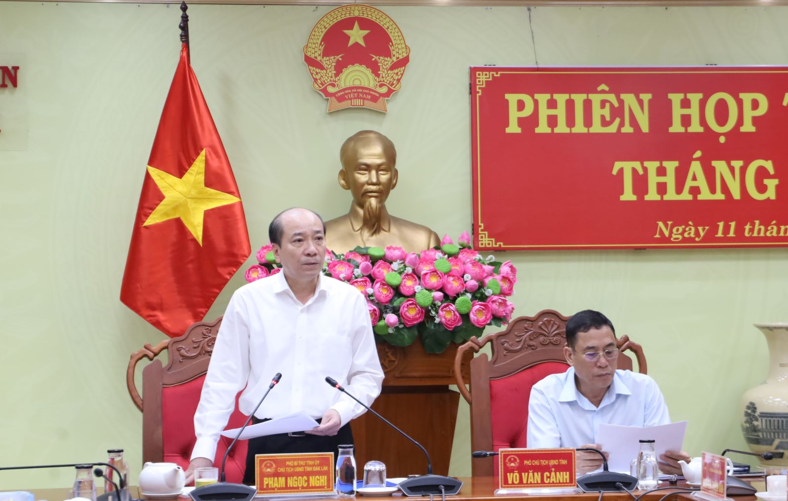 UBND tỉnh họp thông qua các nội dung trình Kỳ họp HĐND tỉnh