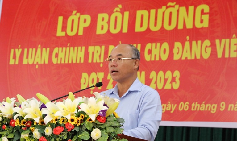 Conclusion of Political Theory Training Course for New Party Members in 2023