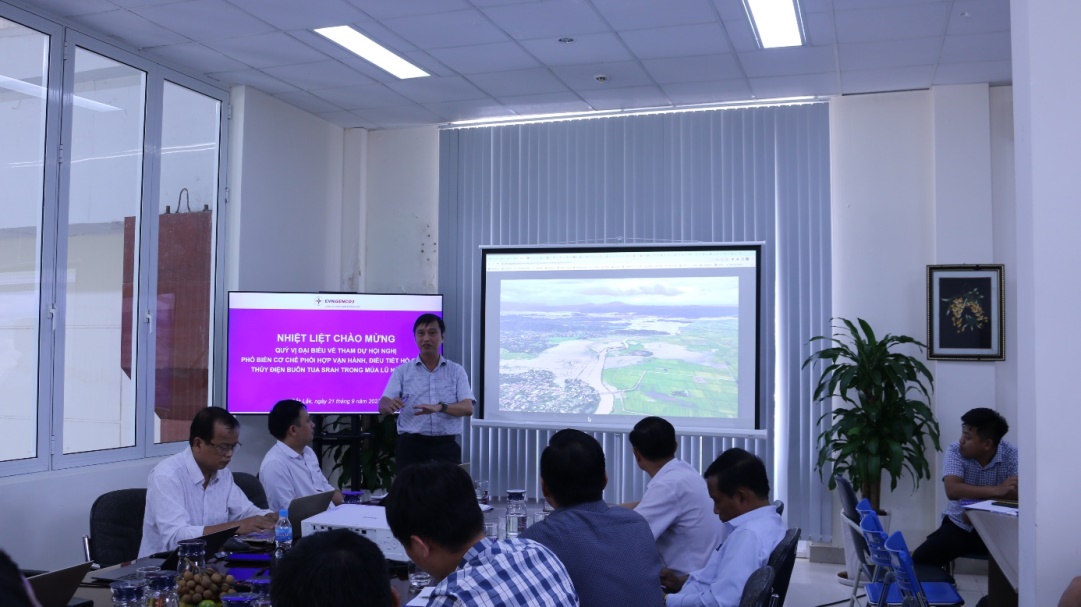 Công ty Thủy điện Buôn Kuốp phổ biến cơ chế vận hành hồ chứa trong mùa lũ năm 2023