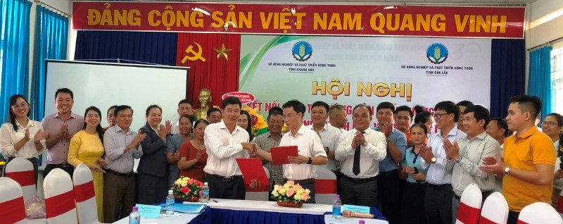 Khanh Hoa and Dak Lak signed an annual agricultural and aquatic product consumption connectivity agreement